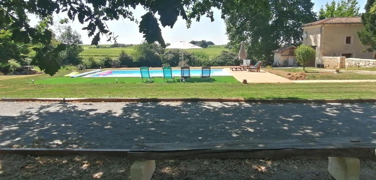 Domaine De Gaia, Piscine, Petanque, Ping Pong, Proche Saint-Emilion Acomodação com café da manhã Guillac  Exterior foto
